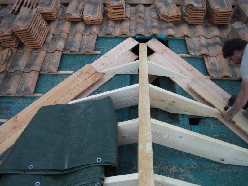 Extension ossature bois à Clavé (79)